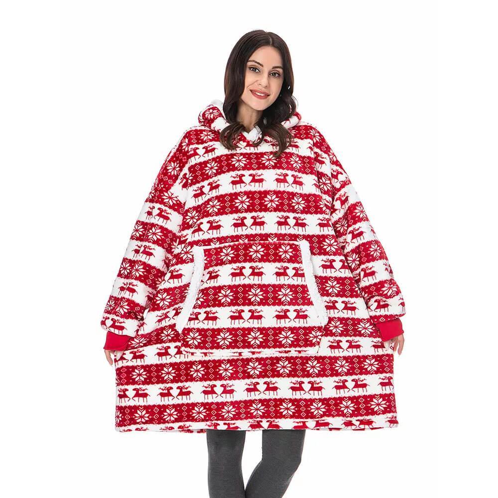 Premium Hættetæppe – Din Uundværlige Vintervarme Tech Butik