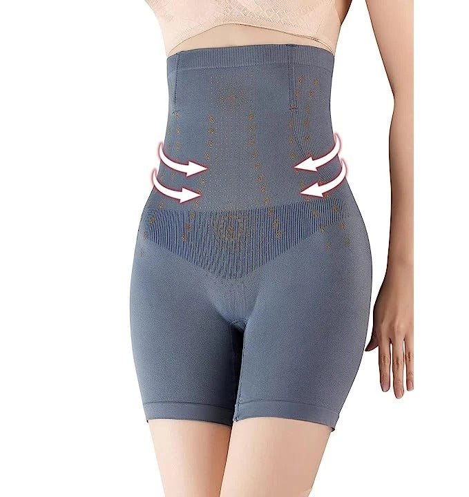 Terapibukser – Kølende Shapewear Shorts med Høj Talje og Støtte Tech Butik Blå M