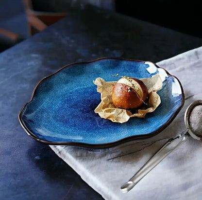 Sæt med Keramiktallerkener – Luksuriøse Spiseelementer til Kunstnerisk Livsstil Kitchen Accessories Tech Butik