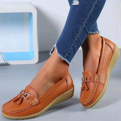 Dame Ortopædiske Loafers – Stilfuld Afslapning til Hele Dagen Women's Shoes Tech Butik Orange 35