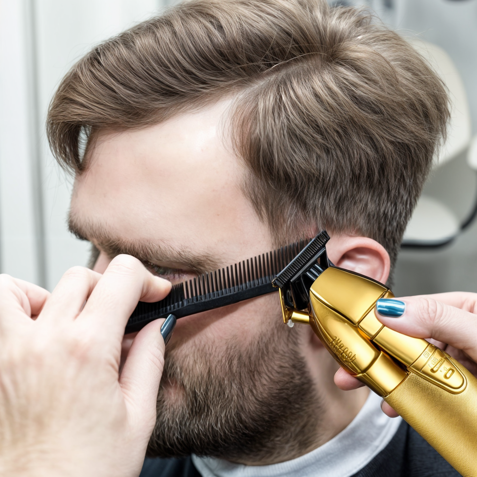 Professionel Hårklipper – Genopladelig og Kraftfuld Klipning Care for men Tech Butik