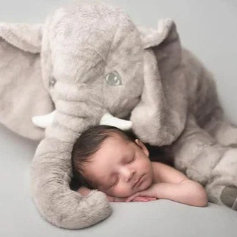 Elskværdig Baby Elefant Krammepude – Blød Krammeven til Børn Pillows Tech Butik