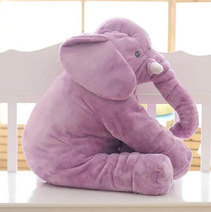 Elskværdig Baby Elefant Krammepude – Blød Krammeven til Børn Pillows Tech Butik Lilla