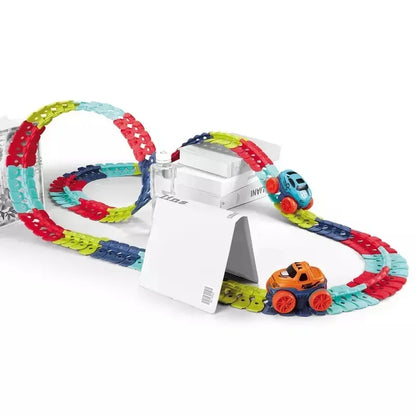 Gør-det-selv samlebanebillegetøj – Interaktiv sjov for børn Construction Set Toys Tech Butik