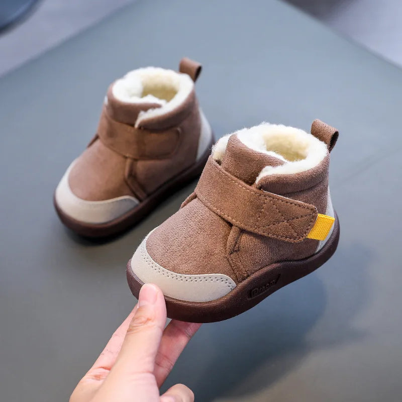 Varme Børne-Vinterstøvler – Komfortable & Skridsikre Vinterstøvler til Små Fødder Baby & Toddler Shoes Tech Butik Brun 15 (6-12 Måneder)