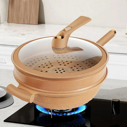 Mikrotryks Non-Stick Madlavnings Gryde – Lav hurtigere, sundere og mere velsmagende måltider Kitchen & Dining Tech Butik