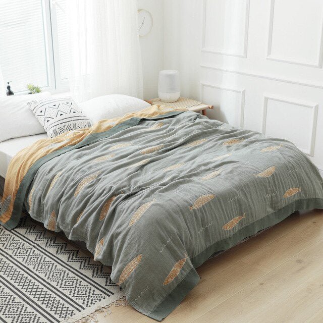 Premium Bomuldstæppe – Elegant Komfort til Enhver Bolig