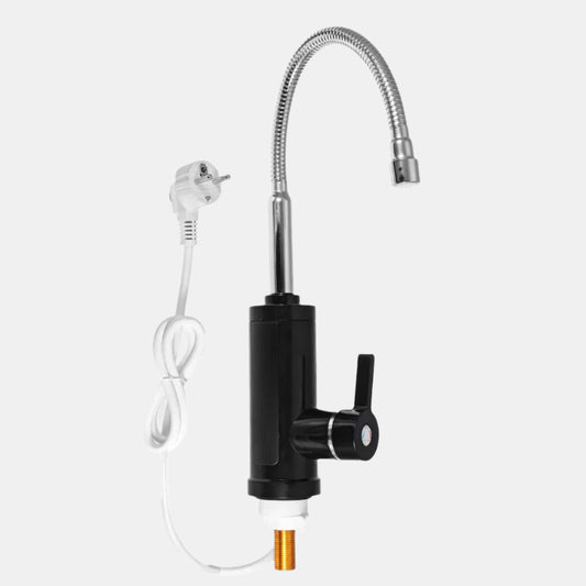 Øjeblikkelig Elektrisk Vandvarmerhane – 3000W Vandhane Tech Butik Type 1 Sort