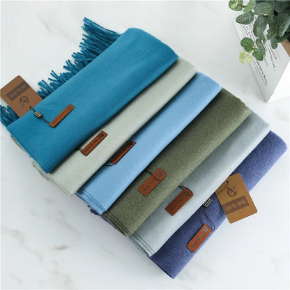 Elegant Wool Tørklæde – Stilfuldt og Behageligt Vintertilbehør Scarfs Tech Butik