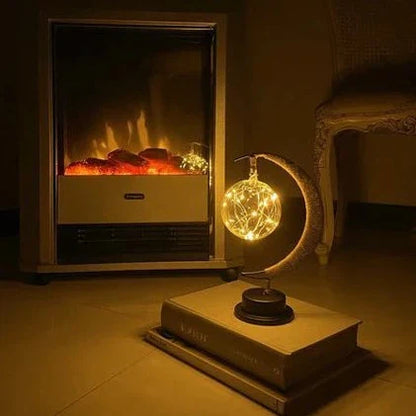 Lunar Månelampe – Magisk Stemningsfyldt Natlys Lamp Tech Butik