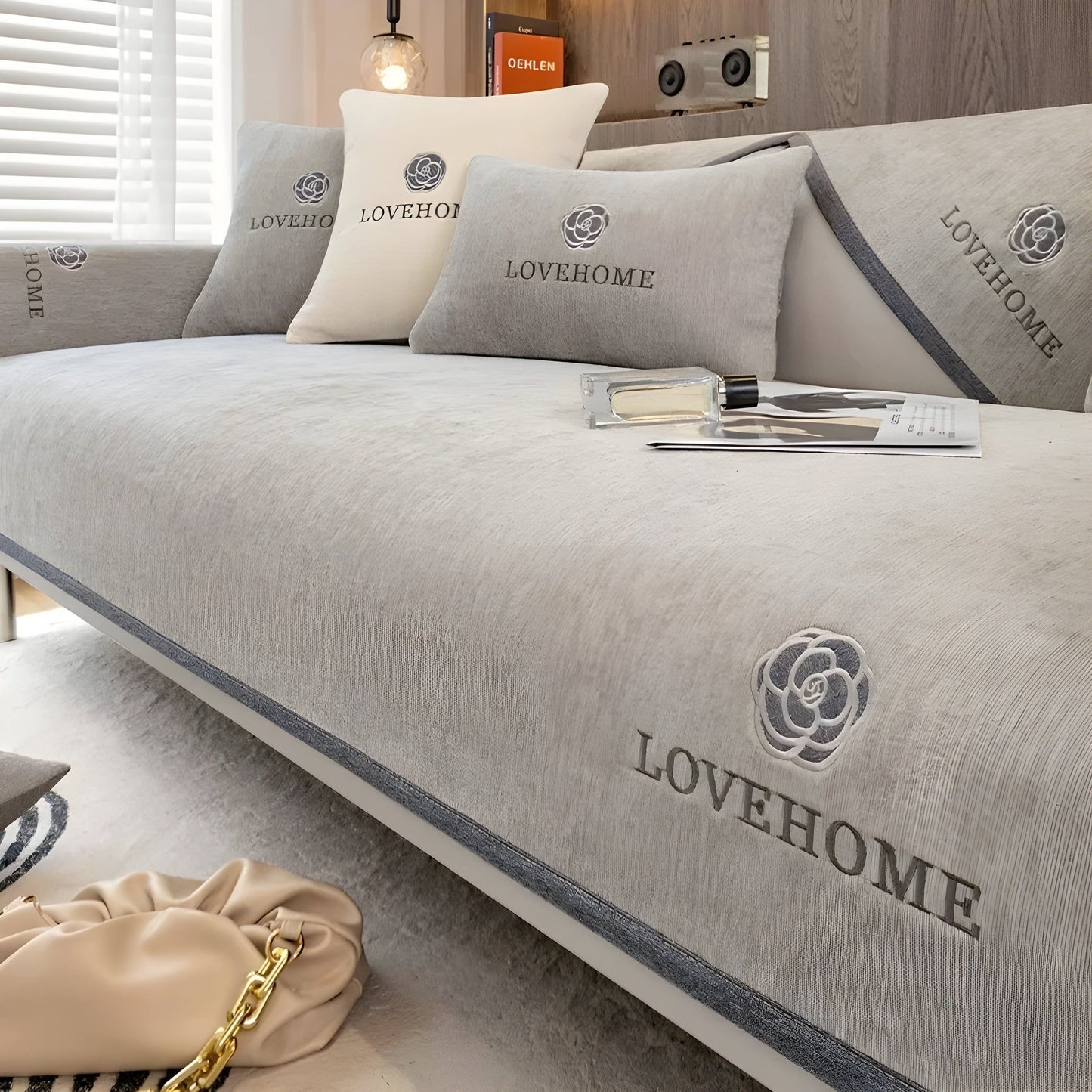 Moderne Skridsikker Sofabetræk – Anti-Skrid Beskyttelse & Elegant Pasform Sofa Covers Tech Butik