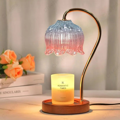 Candle Warmer Lampe - Elegant Stemning Møder Sikker, Beroligende Duft Lamp Tech Butik E