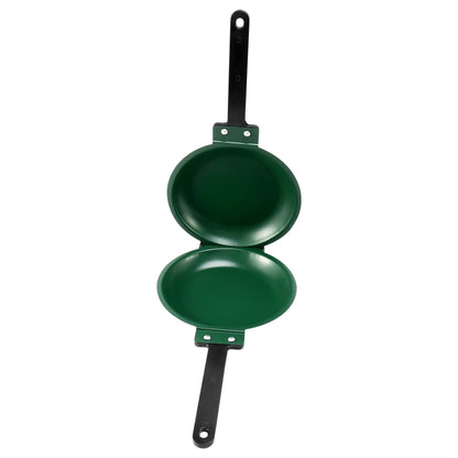 Dobbeltsidet Non-stick pande – Nem vending, Jævn varme og Perfekte pandekager Pans Tech Butik Grøn
