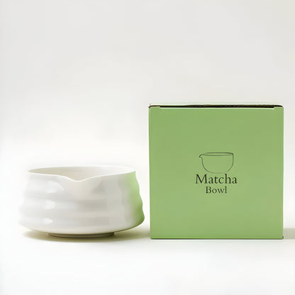 Ægte Keramisk Matcha Tesæt – Tidløse Essentials til Teseremonien Kitchen Accessories Tech Butik Hvid Skål