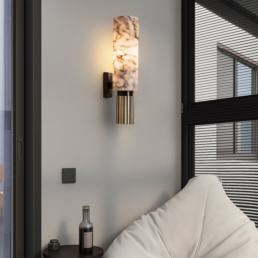 Elegant Væglampe – Industriel Elegance Møder Naturlig Charme Lamp Tech Butik