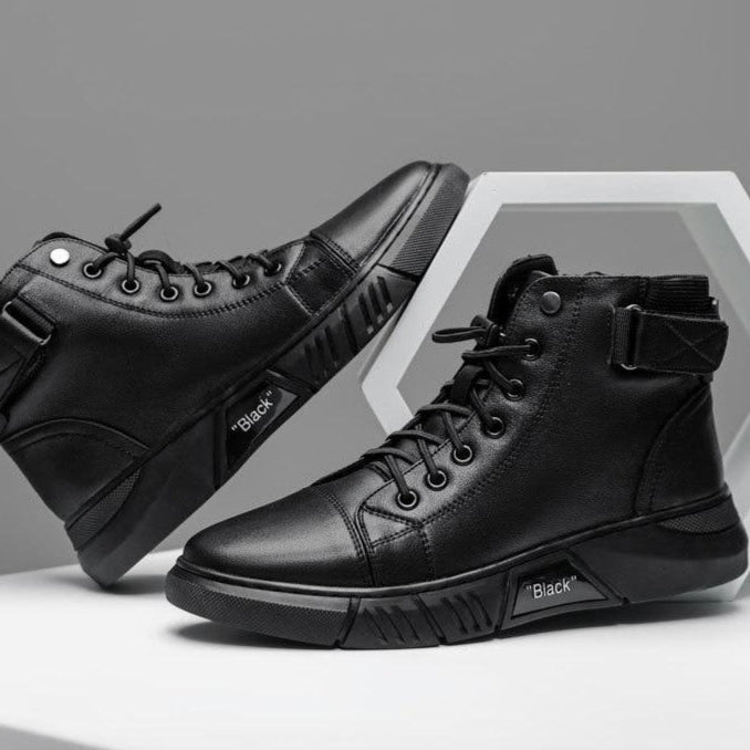 Herre Sneakerstøvler til Efteråret – Komfortable Høje Casual Sko Men Shoes Tech Butik