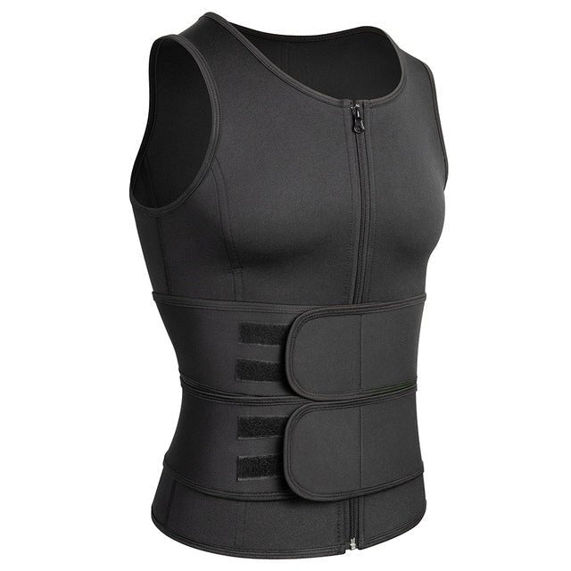 Træningsvest – Neopren Sauna Vest til Sved, Støtte og Effektiv Træning Fitness Tech Butik S