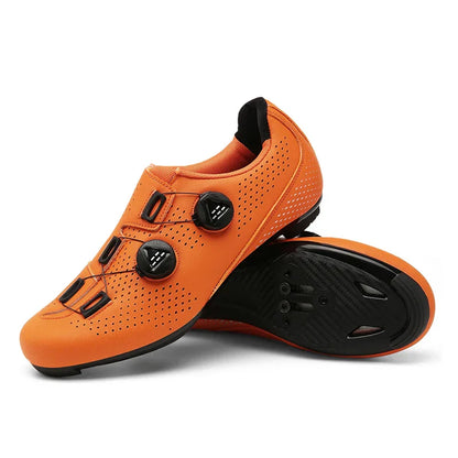 Cykelsko til landevej og mountainbike – stilfuld komfort til seriøse ryttere Shoes Tech Butik Orange SPD 36