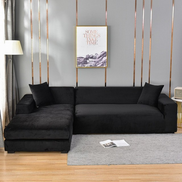 Velour Sofaovertræk – Universal Stretch, Maksimal Beskyttelse mod Spild Sofa Covers Tech Butik