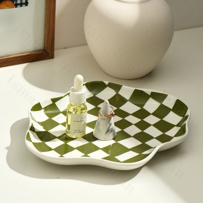 Nordisk Keramisk Opbevaringsbakke – Moderne Slankt Design til Skakelskere Storage & Organization Tech Butik