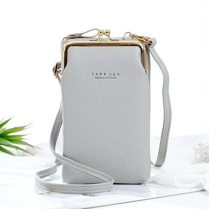 Elegant Crossbody Taske til Kvinder – Stilfuldt og Funktionelt Tilbehør Handbag Tech Butik Blå Grå Crossbody