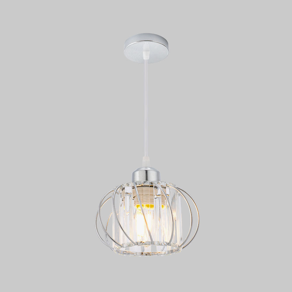 Stilfuld Globulær Glas Pendellampe - Minimal Elegance til Moderne Hjem Ceiling Light Tech Butik