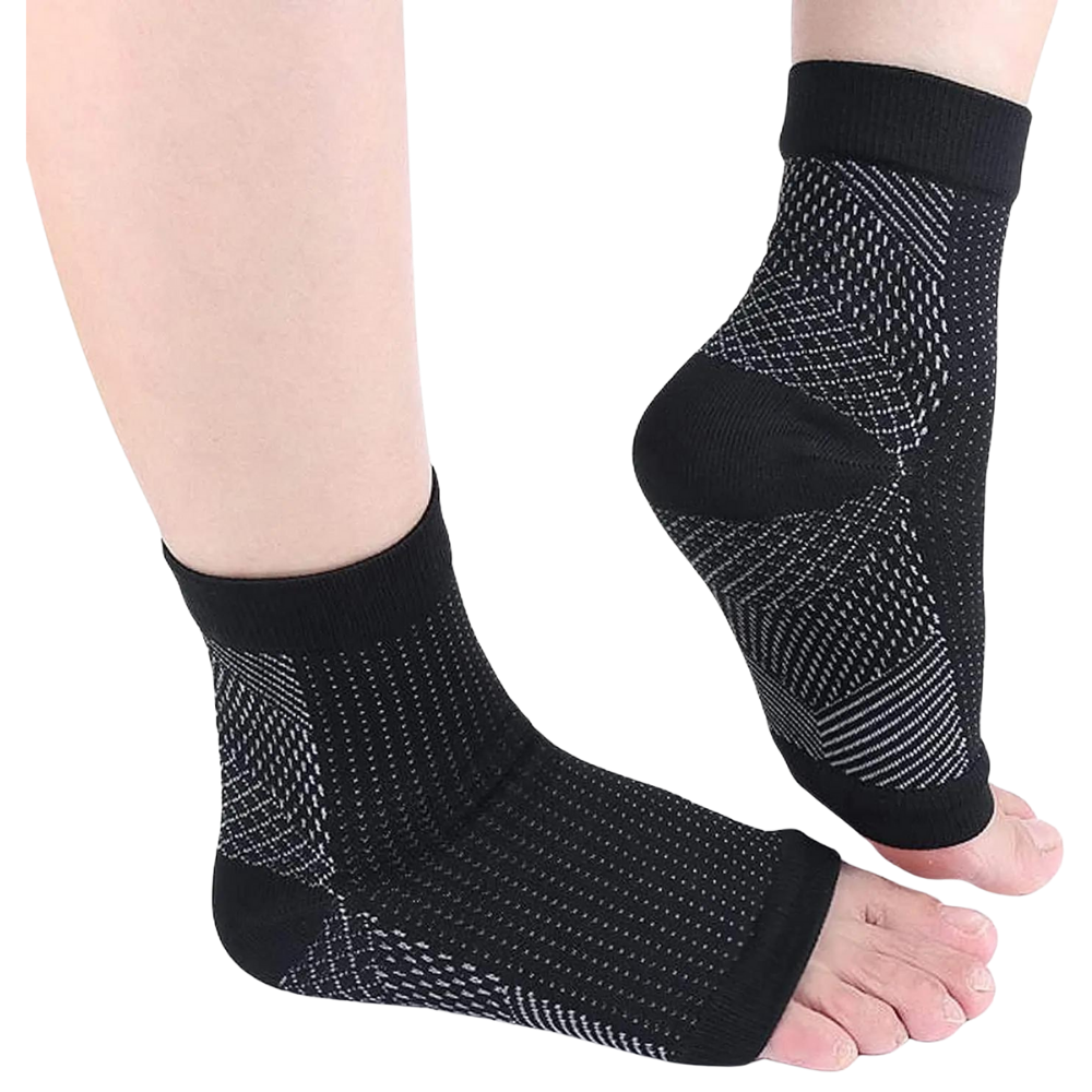 Smertelindrende Neuropati Sokker – Ergonomisk Støtte & Komfort Underwear & Socks Tech Butik Sort S/M