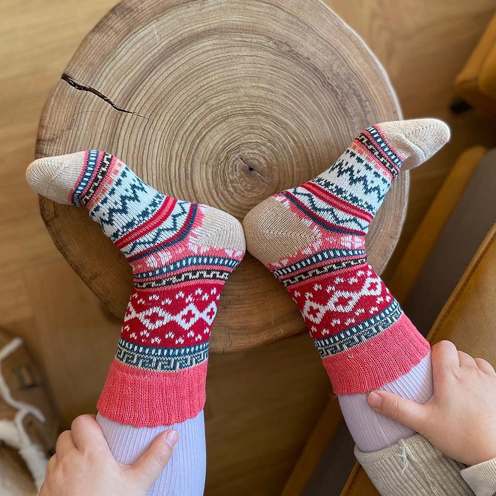 Skandinaviske Uldblandede Vinterstrømper Winter Socks Tech Butik