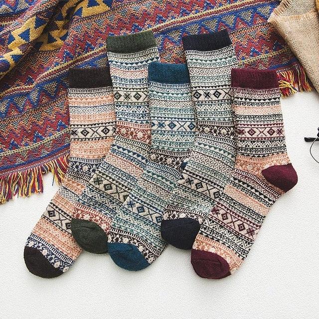 Skandinaviske Uldblandede Vinterstrømper Winter Socks Tech Butik Arne (5 Par) 35-38