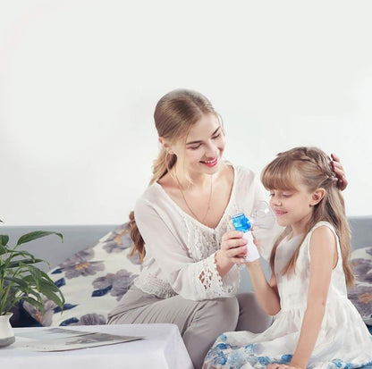 Håndholdt Forstøver – Bærbar Nebulisator til Nem og Fleksibel Vejrtrækning Health Care Tech Butik
