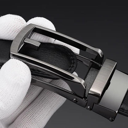Herre Justerbart Læderbælte – Luksuriøs Pasform Uden Huller Men's Belt Tech Butik