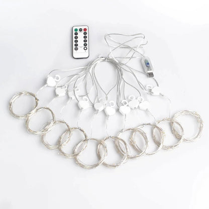 Dekorativ Gardin-Lyskæde – Funklende Effekt til Stilfulde Rum String Lights Tech Butik
