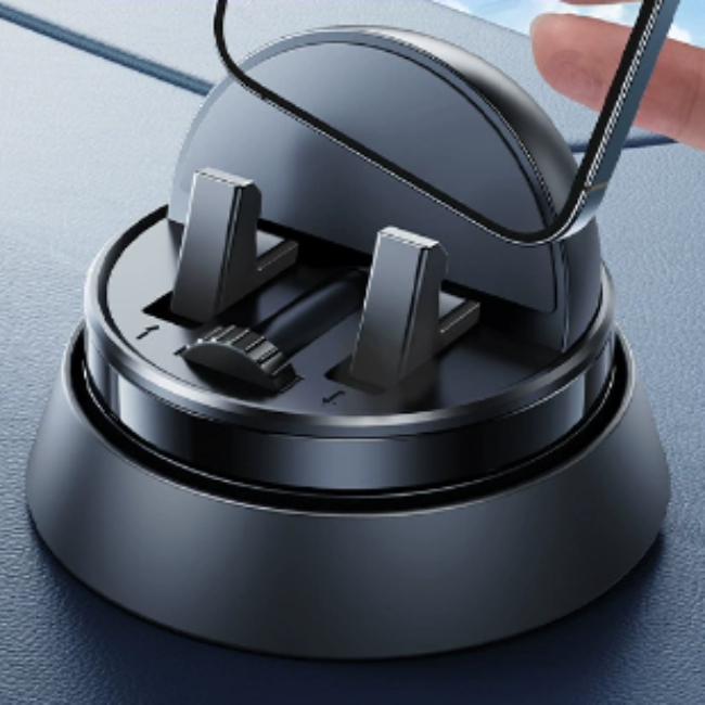 Universel Mobilholder til Bil med 360° Justering Mobilt tilbehør Tech Butik Sort