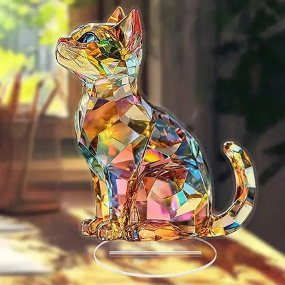 Dekorativ Katte Skulptur – Klassisk og Elegant i Resin Decoration Tech Butik