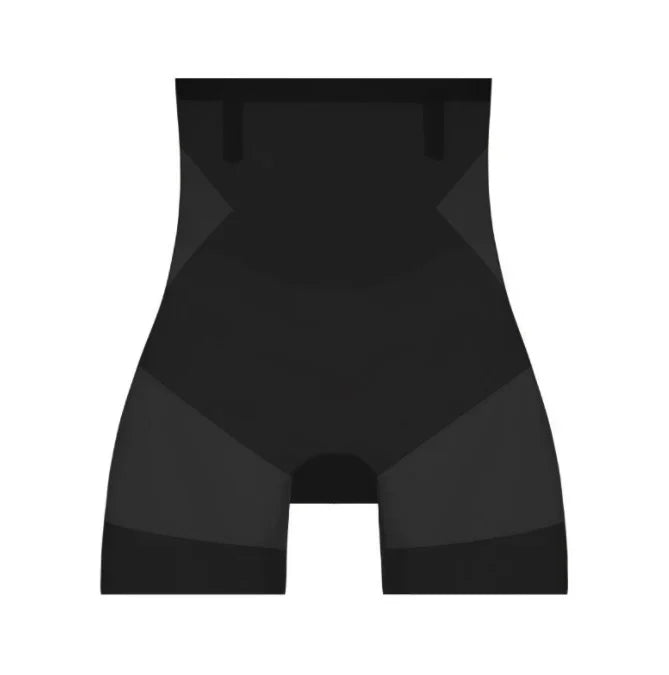 Dames Ultra-Tynde Maveformende Shorts – Sømfri Komfort og Perfekte Kurver Shapewear Tech Butik Sort M (vægt 40-50 kg)