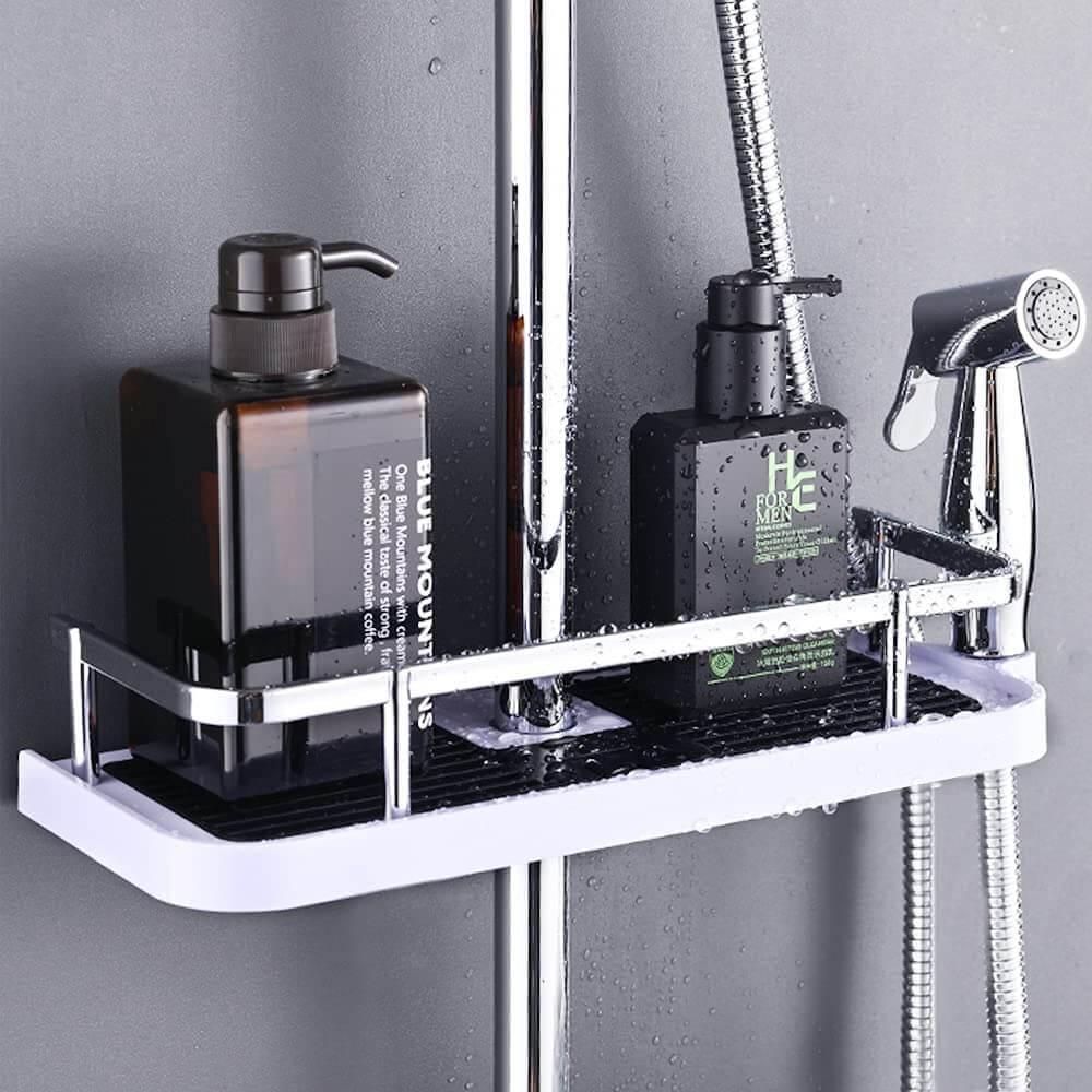 Bruserist – Pladsbesparende Opbevaringshylde til Bruser uden Boring Bath Accessories Tech Butik