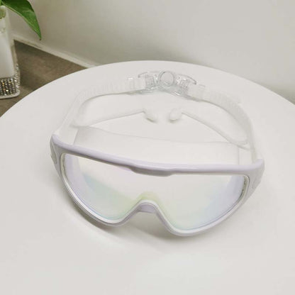 Wide View Anti-Dug Svømmebriller – Dyk Ned i Krystalklar Komfort Tech Butik Sort farvet