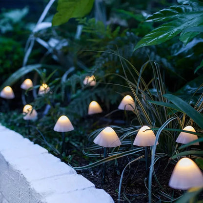Solar Mushroom Have Lys – Bæredygtig og Dekorativ Udendørsbelysning Lighting Tech Butik