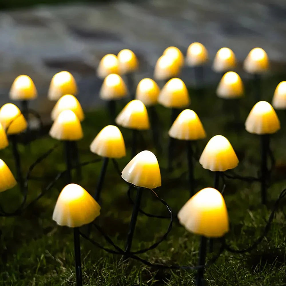 Solar Mushroom Have Lys – Bæredygtig og Dekorativ Udendørsbelysning Lighting Tech Butik