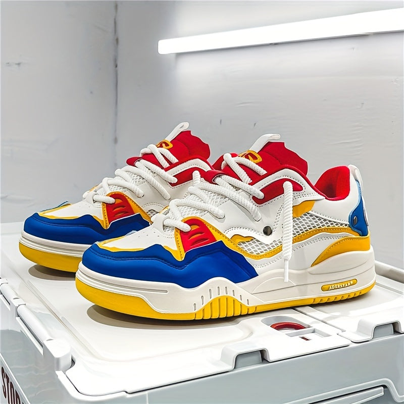 Moderne Stilfulde Sneakers til Mænd – Åndbar Komfort til Hverdagsbrug Shoes Tech Butik Gul 39