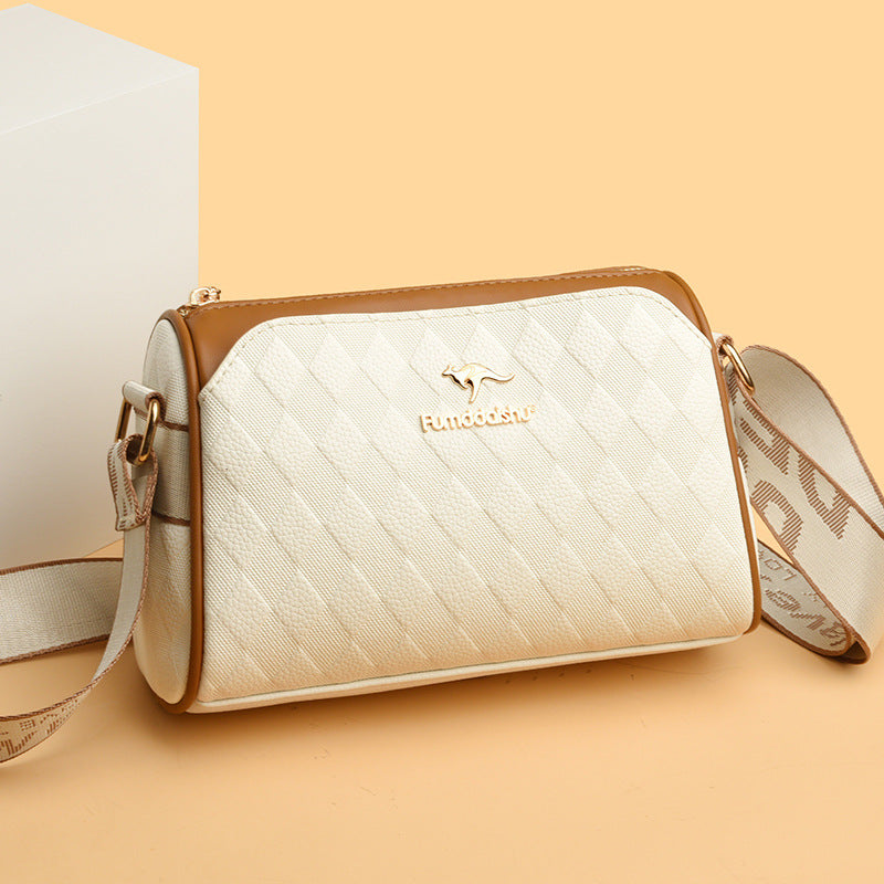 Elegant Crossbody-Taske – Rummelig, Organiseret og Komfortabel til Hverdagsbrug Backpack & Bags Tech Butik Hvid