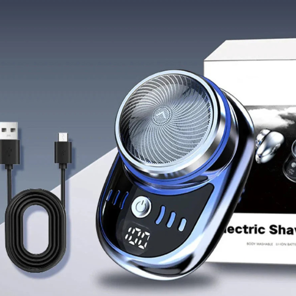 Mini Elektrisk Barbermaskine – Kompakt & Bærbart Groomingværktøj til Glatte Barberinger Health & Beauty Tech Butik