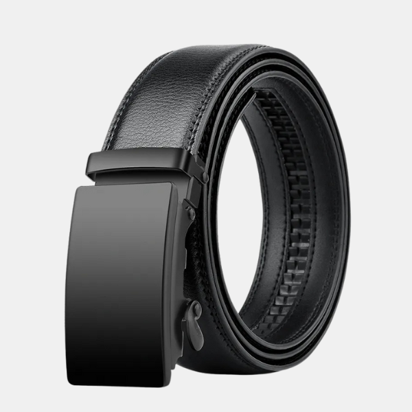 Herre Automatisk Bælte – Stilfulde Justerbare Taljebånd for Ubetinget Pasform Belts Tech Butik Sort 105cm