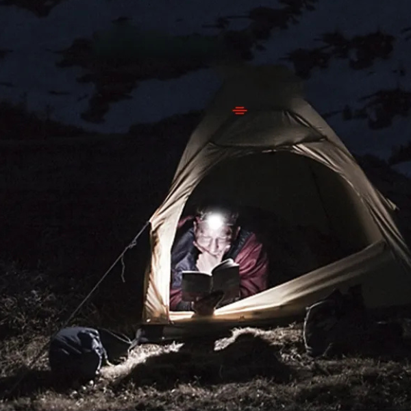 Kraftfuldt Vandtæt LED Pandelampe – Klar og Holdbar Belysning til Udendørs Sikkerhed Headlamps Tech Butik