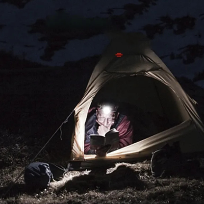 Kraftfuldt Vandtæt LED Pandelampe – Klar og Holdbar Belysning til Udendørs Sikkerhed Headlamps Tech Butik