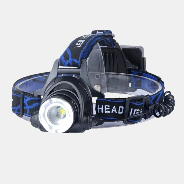 Kraftfuldt Vandtæt LED Pandelampe – Klar og Holdbar Belysning til Udendørs Sikkerhed Headlamps Tech Butik