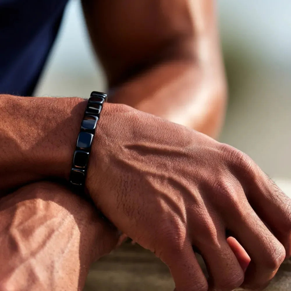 Herre Hematit Armbånd – Elegant Styrke & Stilfuld Energi Bracelets Tech Butik