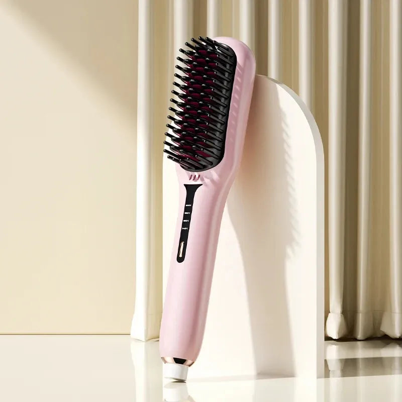 Hårglattebørste – Glat og Red Uden Besvær Hair Brush Tech Butik Lyserød