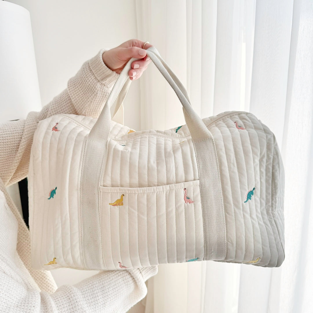Alt-i-en-nødvendigheder til mor Duffel-tote-taske – Holdbar og stilfuld bæretaske Tote Bag Tech Butik Dinosaurus