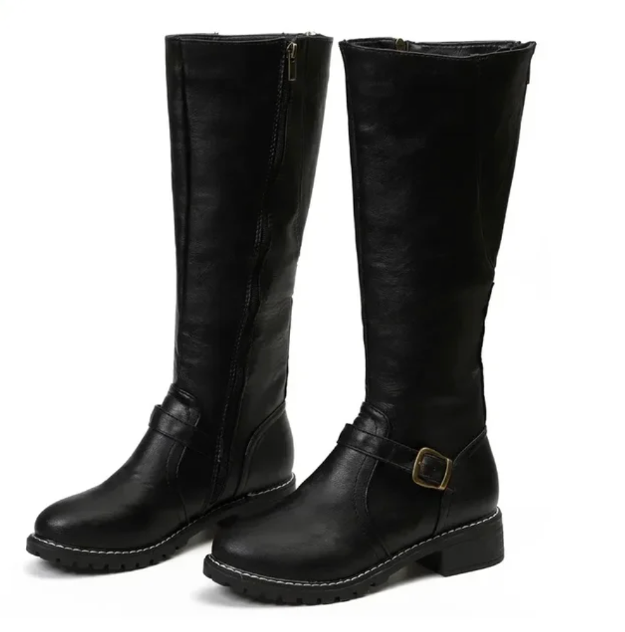 Stilfulde Dame Støvler – Trendy Stil med Komfort Hele Dagen Women's Boots Tech Butik Sort 35